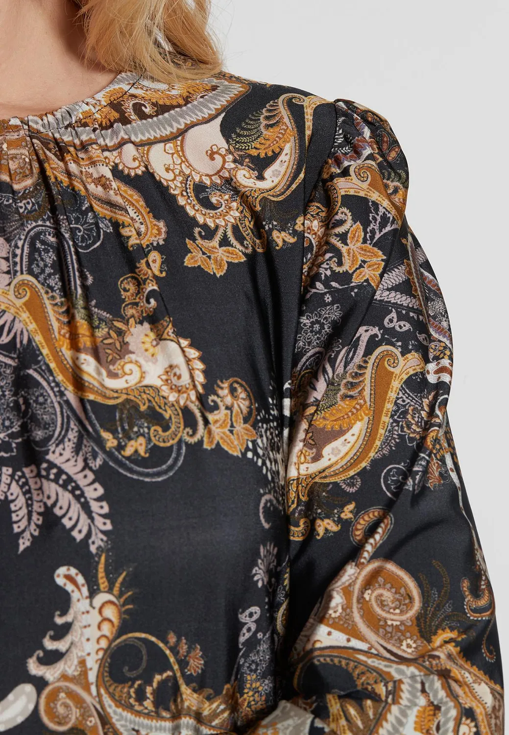 Ana Alcazar Hibika camicia fantasia paisley