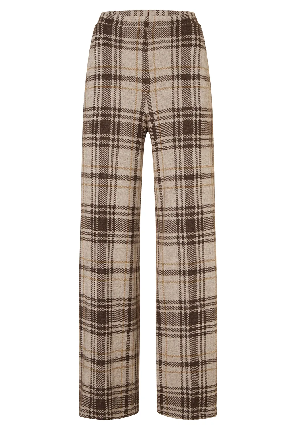Ana Alcazar Emina pantaloni Marlene quadri beige