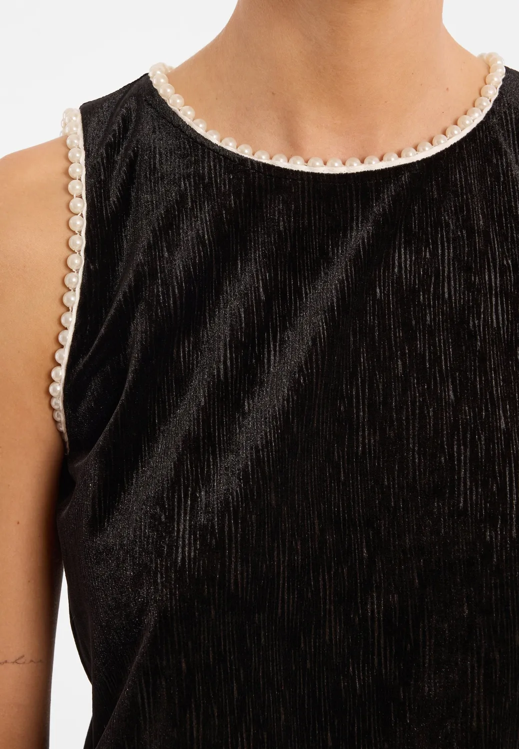Ana Alcazar Cesali jumpsuit velluto nero