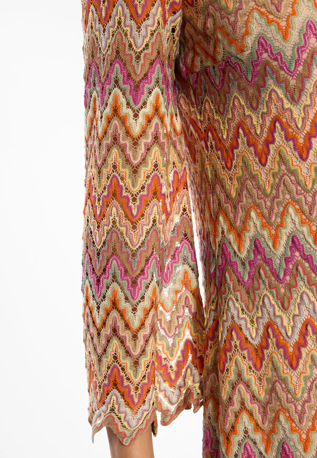 Ana Alcazar Dinra abito tunica maglia arancione