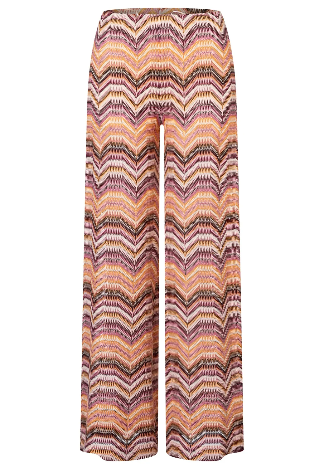 Ana Alcazar Doral pantaloni larghi maglia arancione rosa