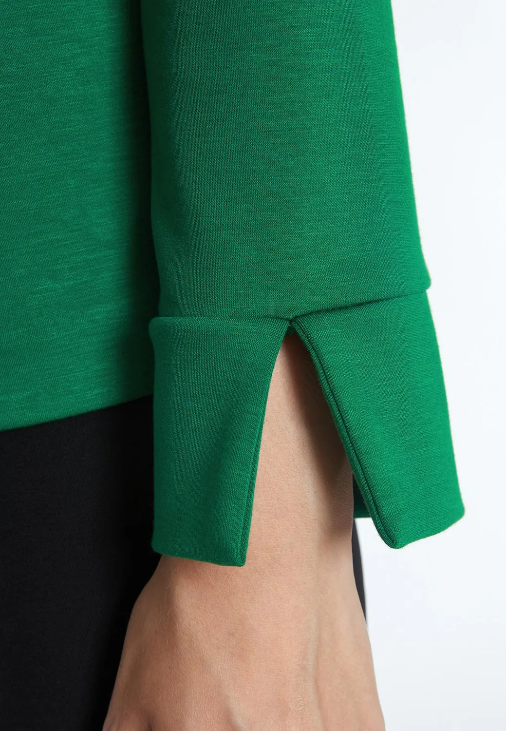 Ana Alcazar Meolis top lupetto verde corto