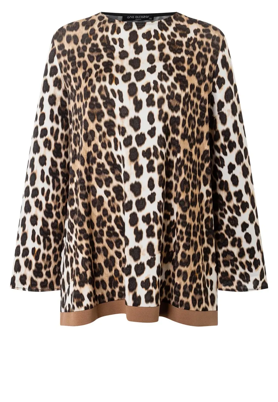 Ana Alcazar Modori top animalier svasato