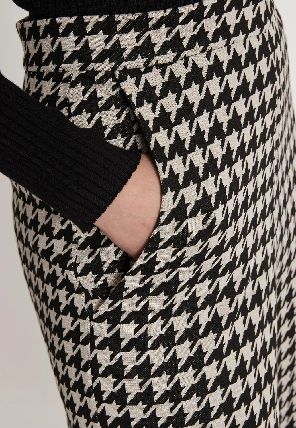 Ana Alcazar Hepyna culotte pied-de-poule 7/8