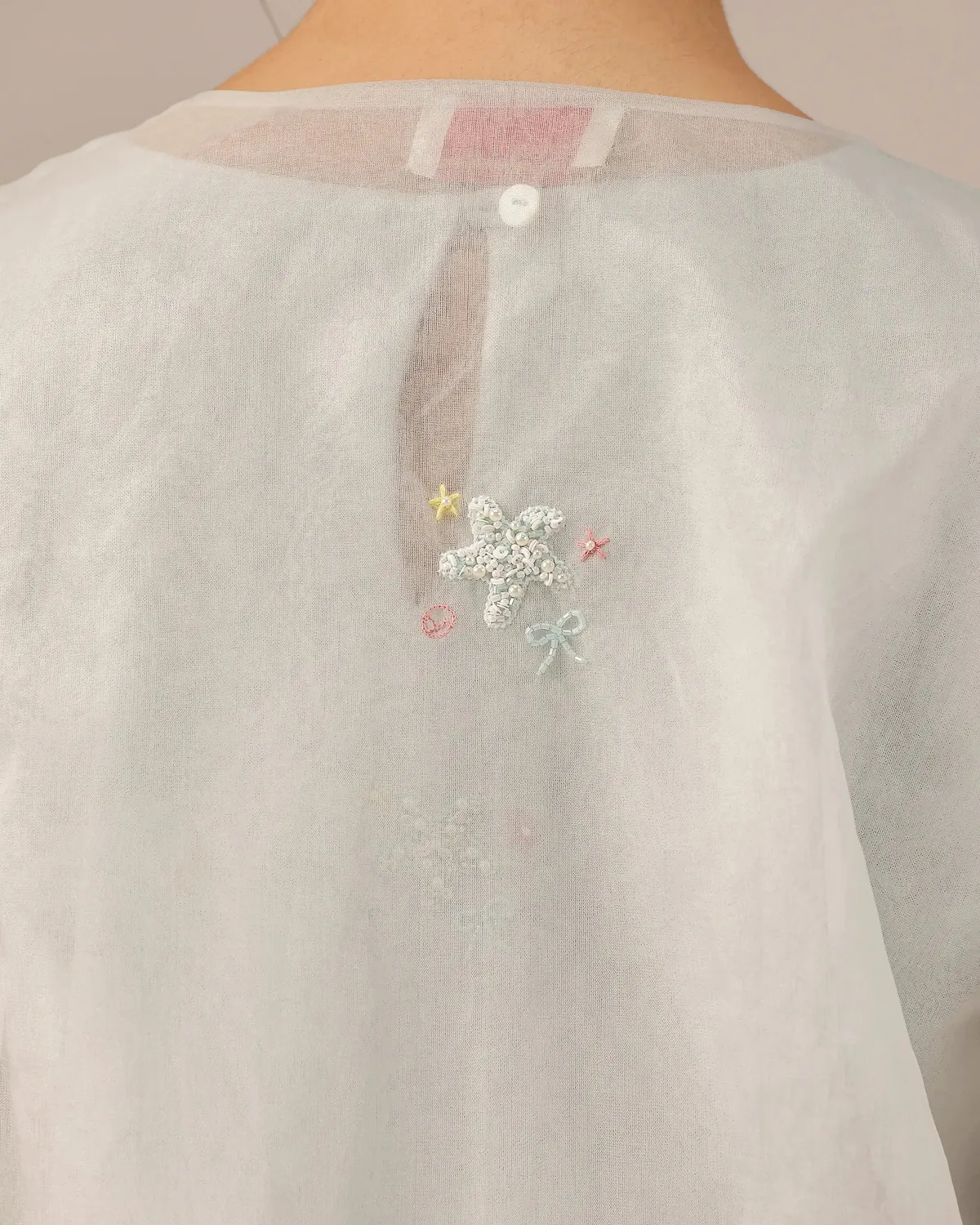 Our Dve Tropical Sorbet Wave Kiss completo grigio organza