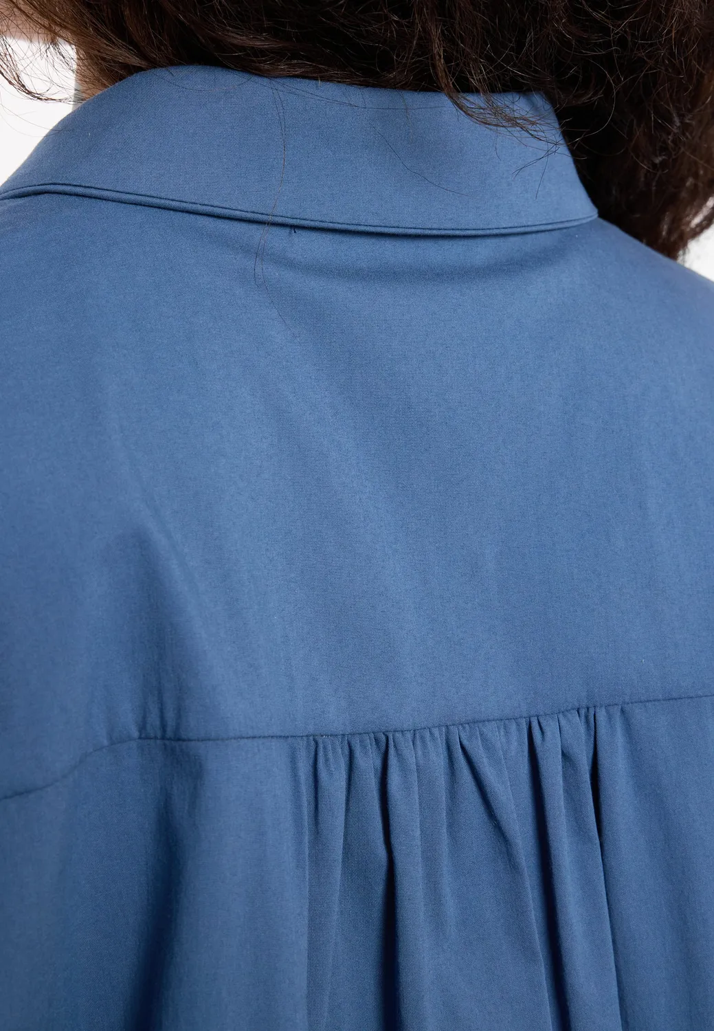 Ana Alcazar Doyla camicia azzurra maniche corte