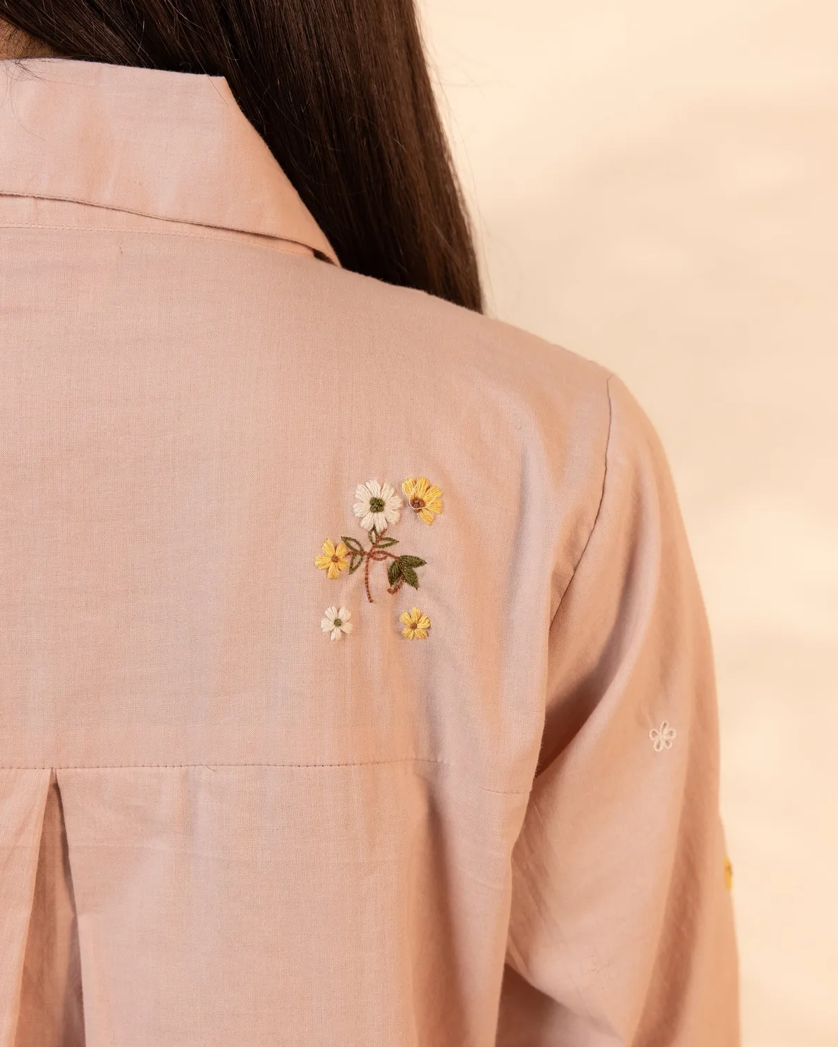 Our Dve Apricot completo cotone rosa flamingo