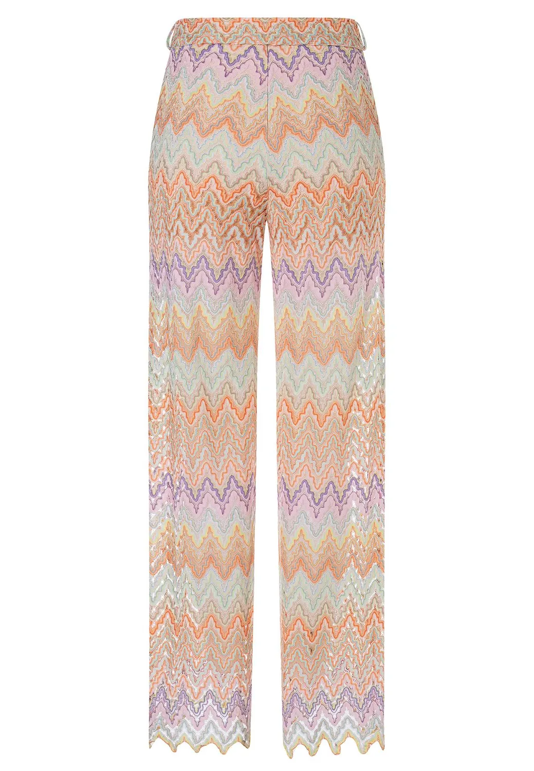 Ana Alcazar Zaylea pantaloni maglia palazzo ajour
