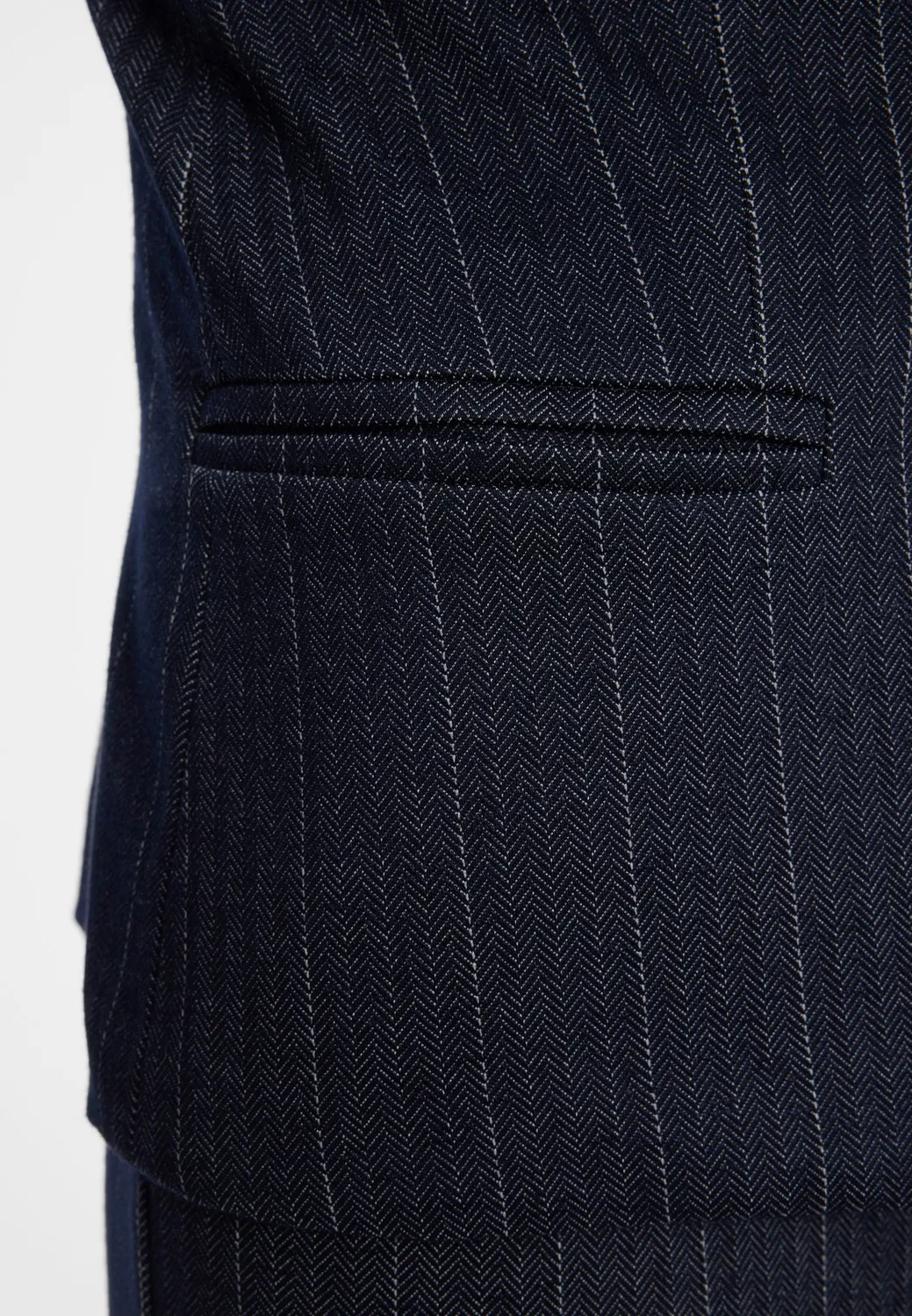 Ana Alcazar Enlivossa blazer gessato blu navy