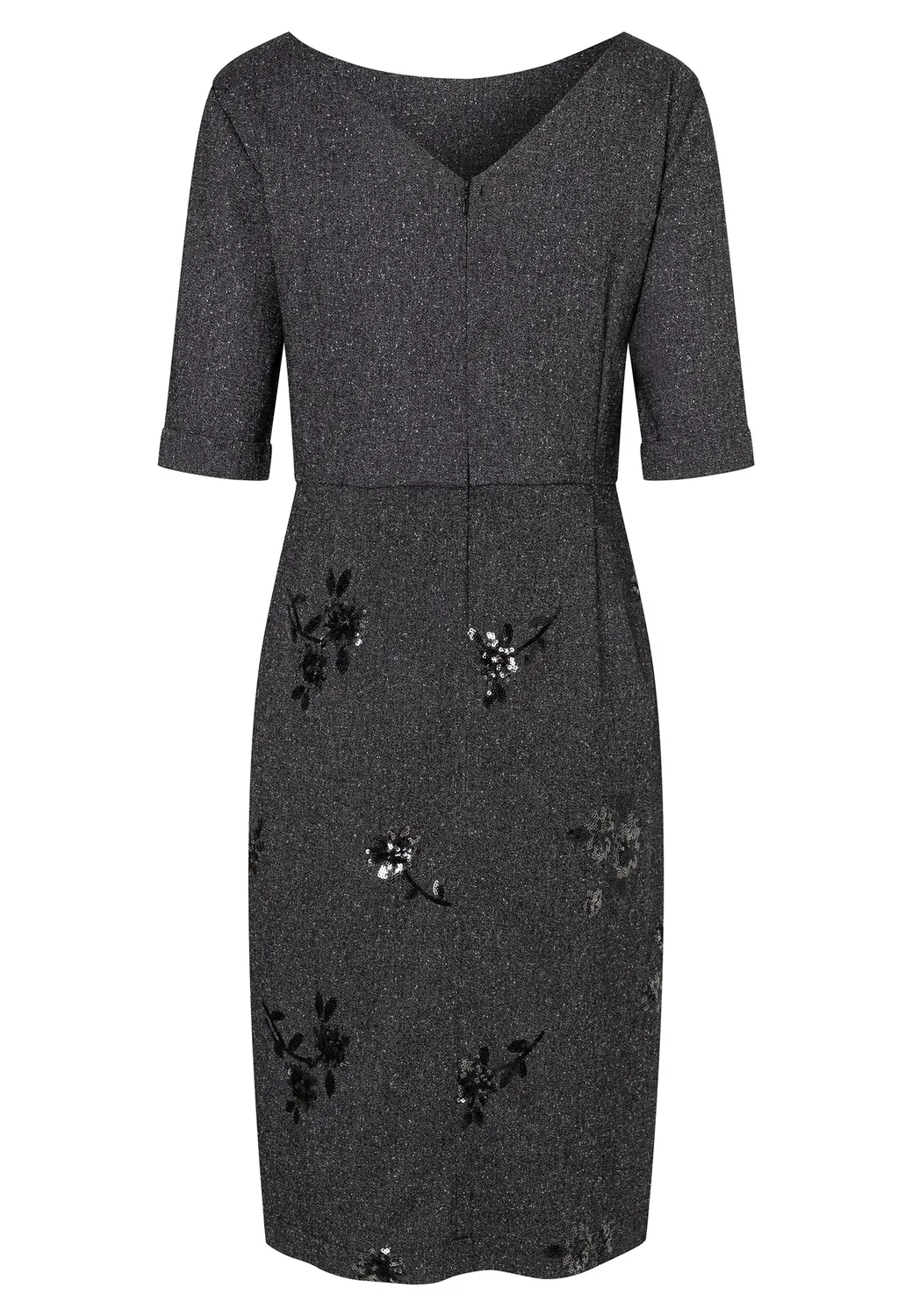 Ana Alcazar Enliratelle tubino tweed antracite