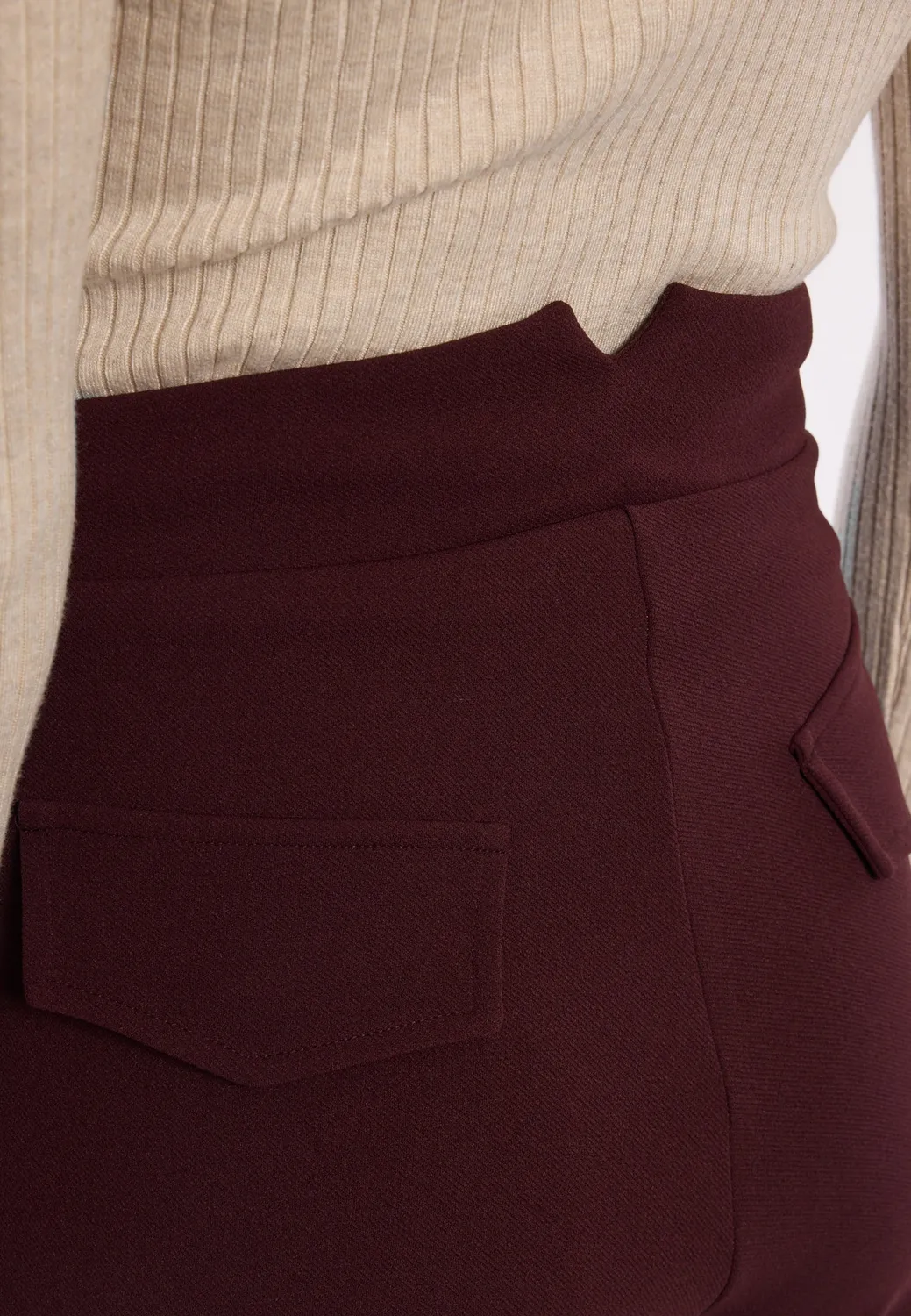 Ana Alcazar Marlene Ellis pantaloni palazzo vita alta