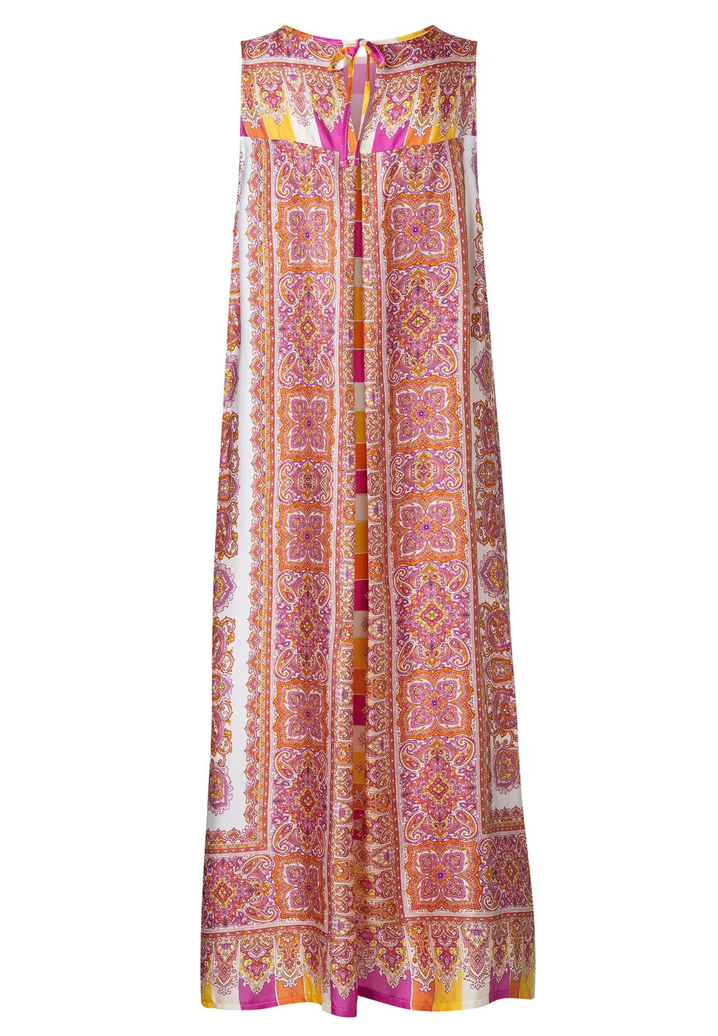 Ana Alcazar Kany abito midi satin stampa foulard