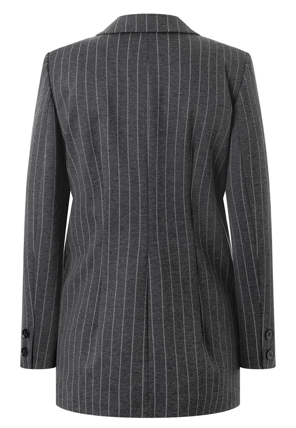 Ana Alcazar Mesea blazer oversize gessato grigio