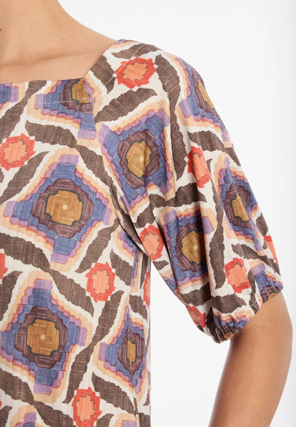 Ana Alcazar Dryla top fantasia scollo trapezio
