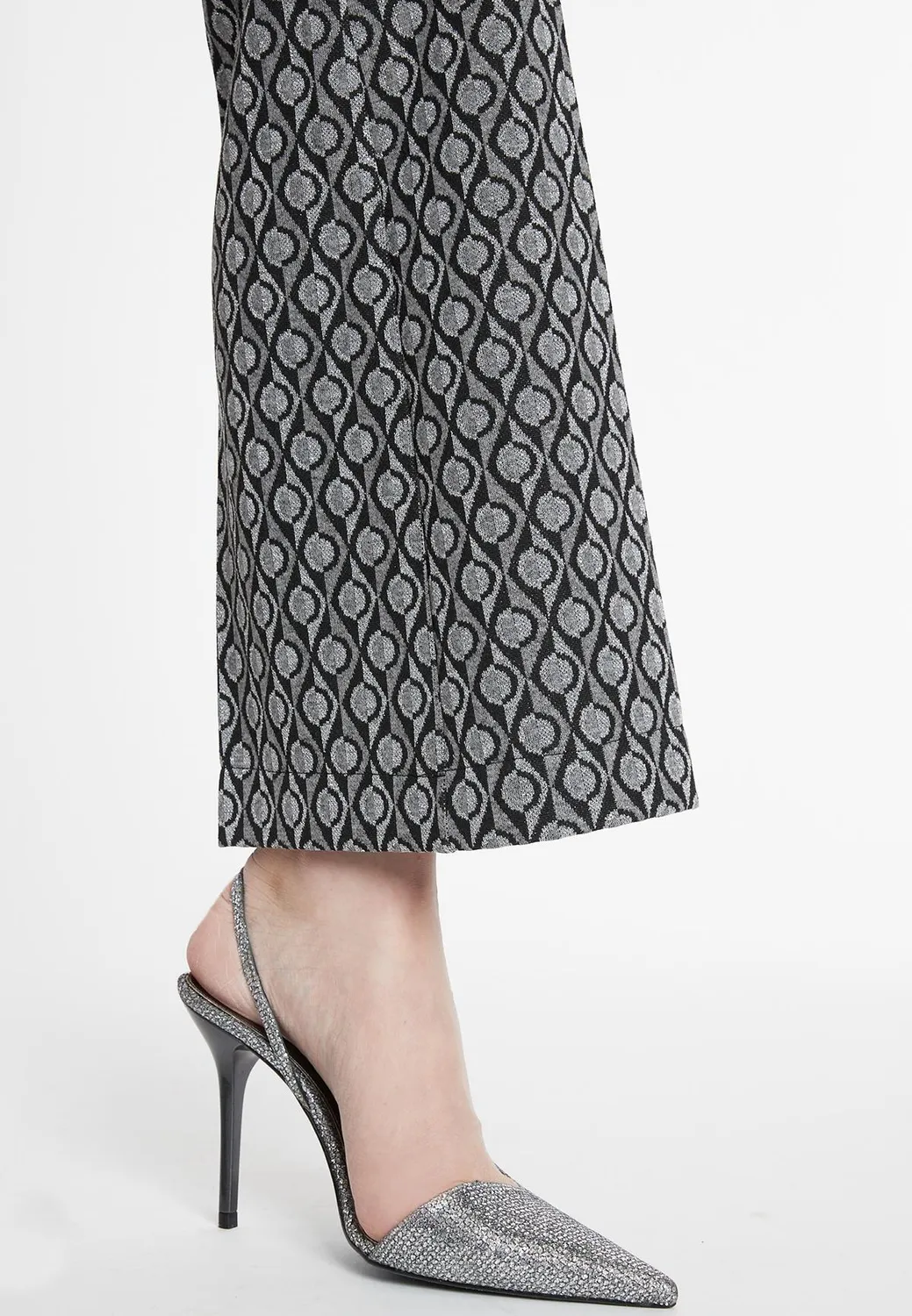 Ana Alcazar Sofie pantaloni skinny fantasia grigia