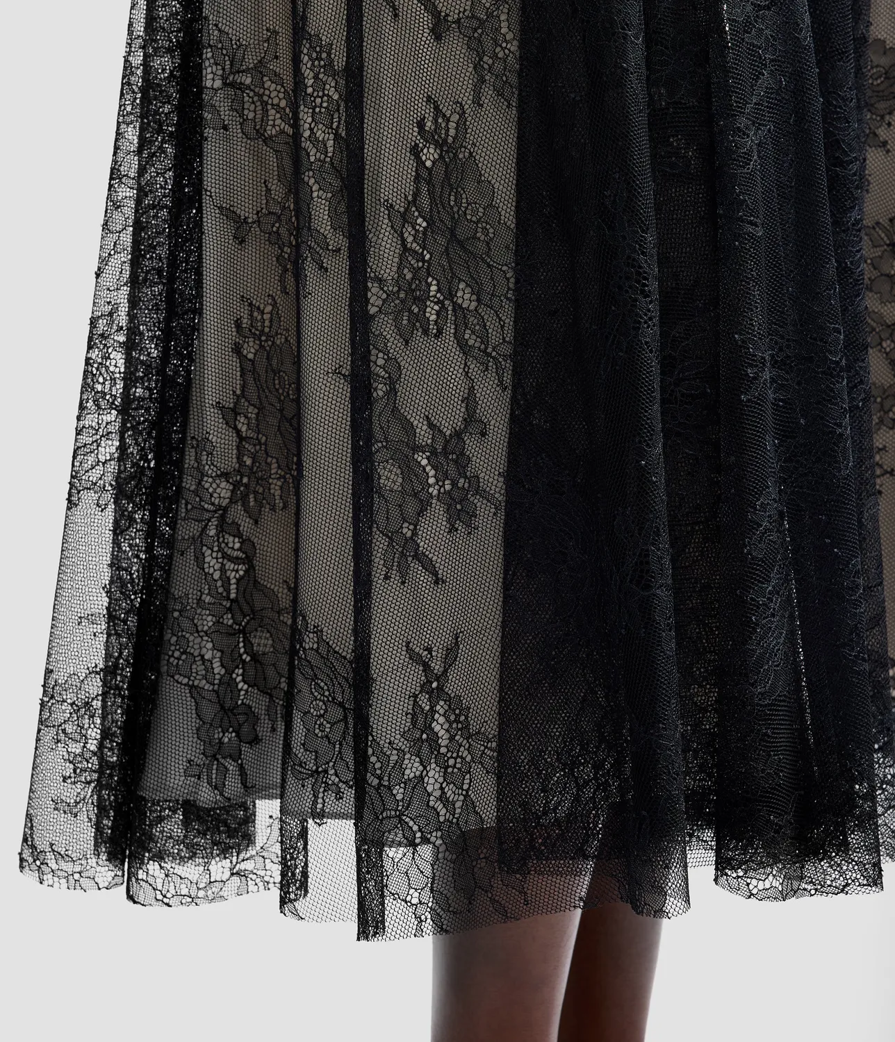 Erdem Floral Lace gonna pizzo chantilly lunga