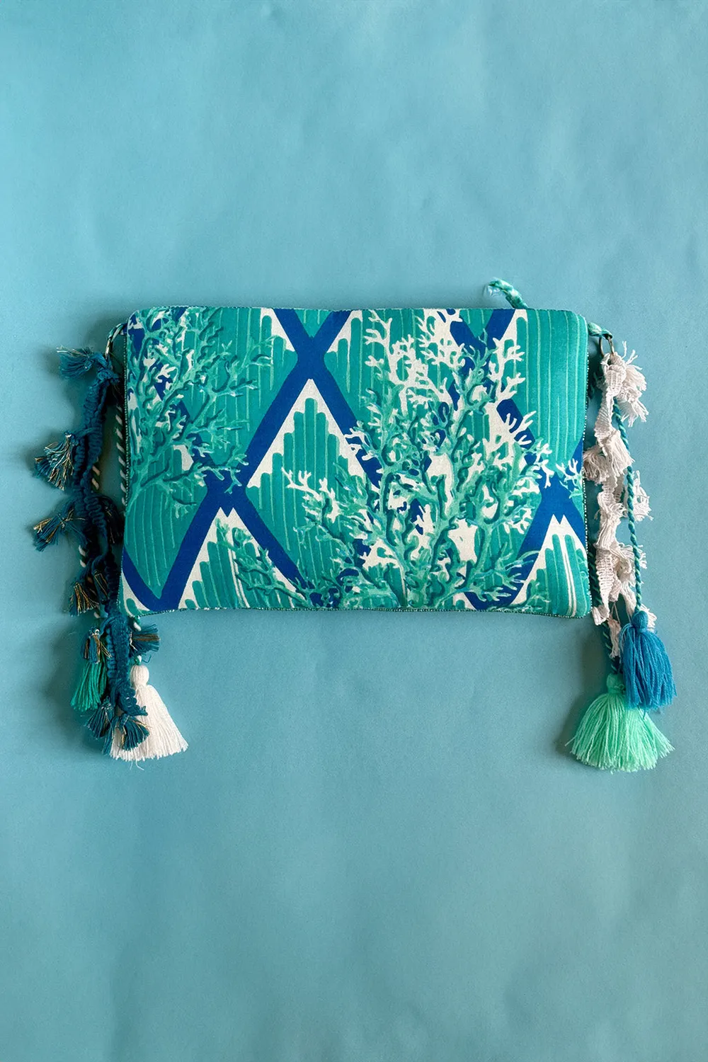 Antica Sartoria DV709 pochette blu cotone marino