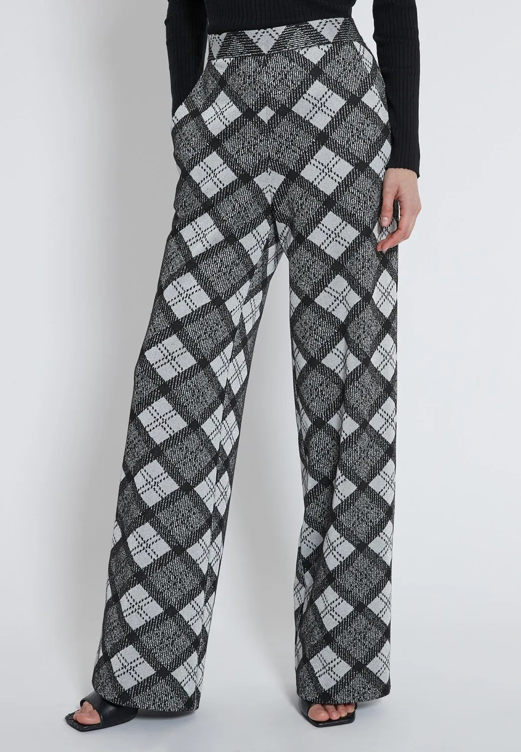 Ana Alcazar Hettmi pantaloni Marlene rombi