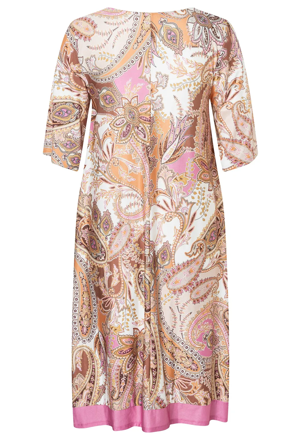 Ana Alcazar Dhorn Vestito Jersey Paisley Rosa