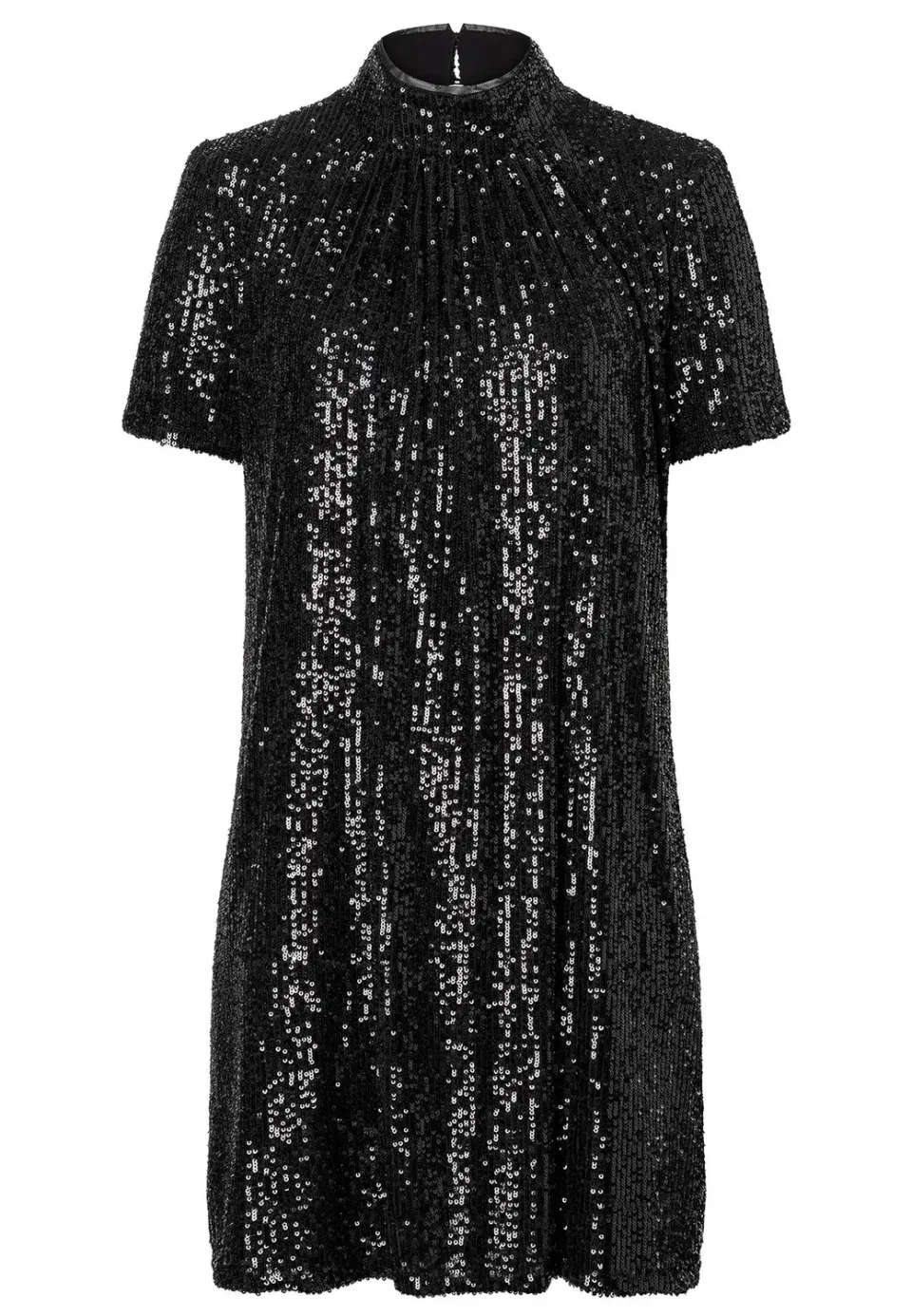 Ana Alcazar Salea miniabito paillettes nero