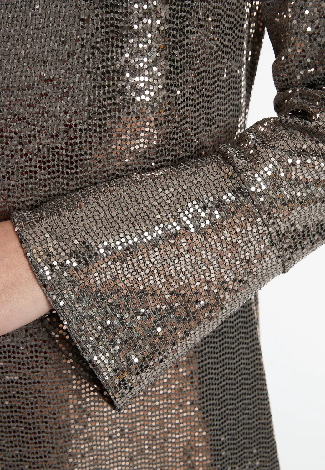 Ana Alcazar Sagaty Abito Maxi Paillettes