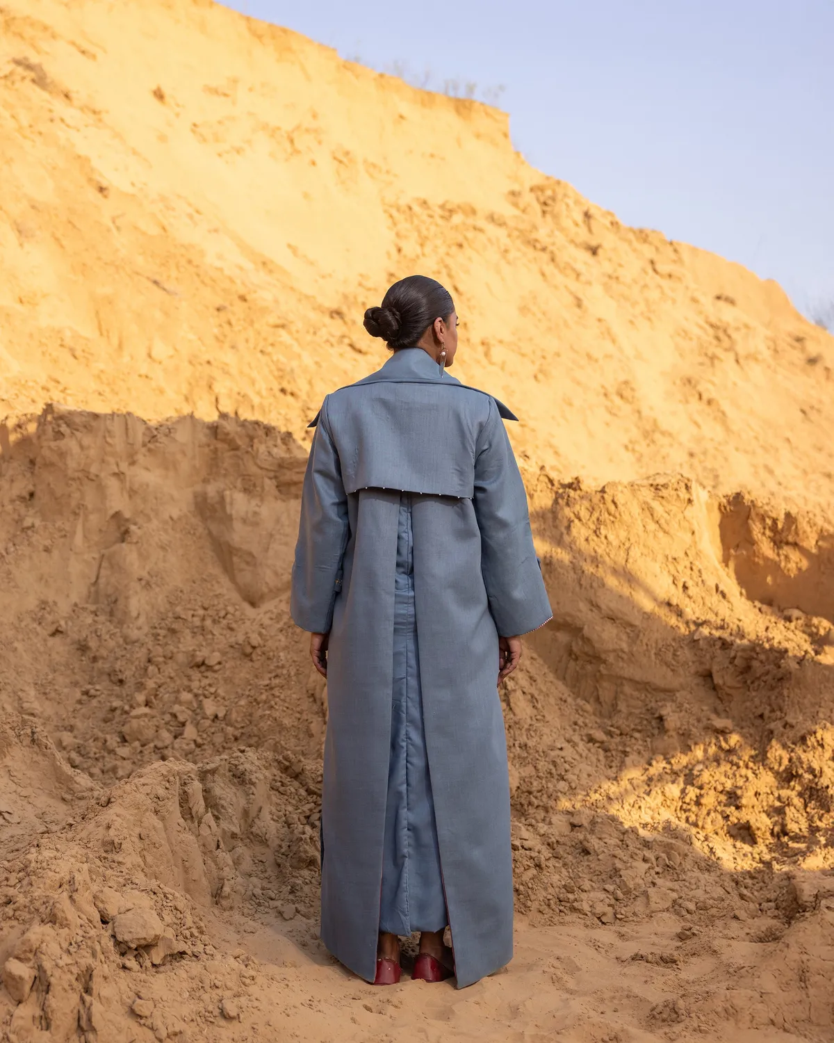 Our Dve Kosha trench Normandy cotone 137 cm