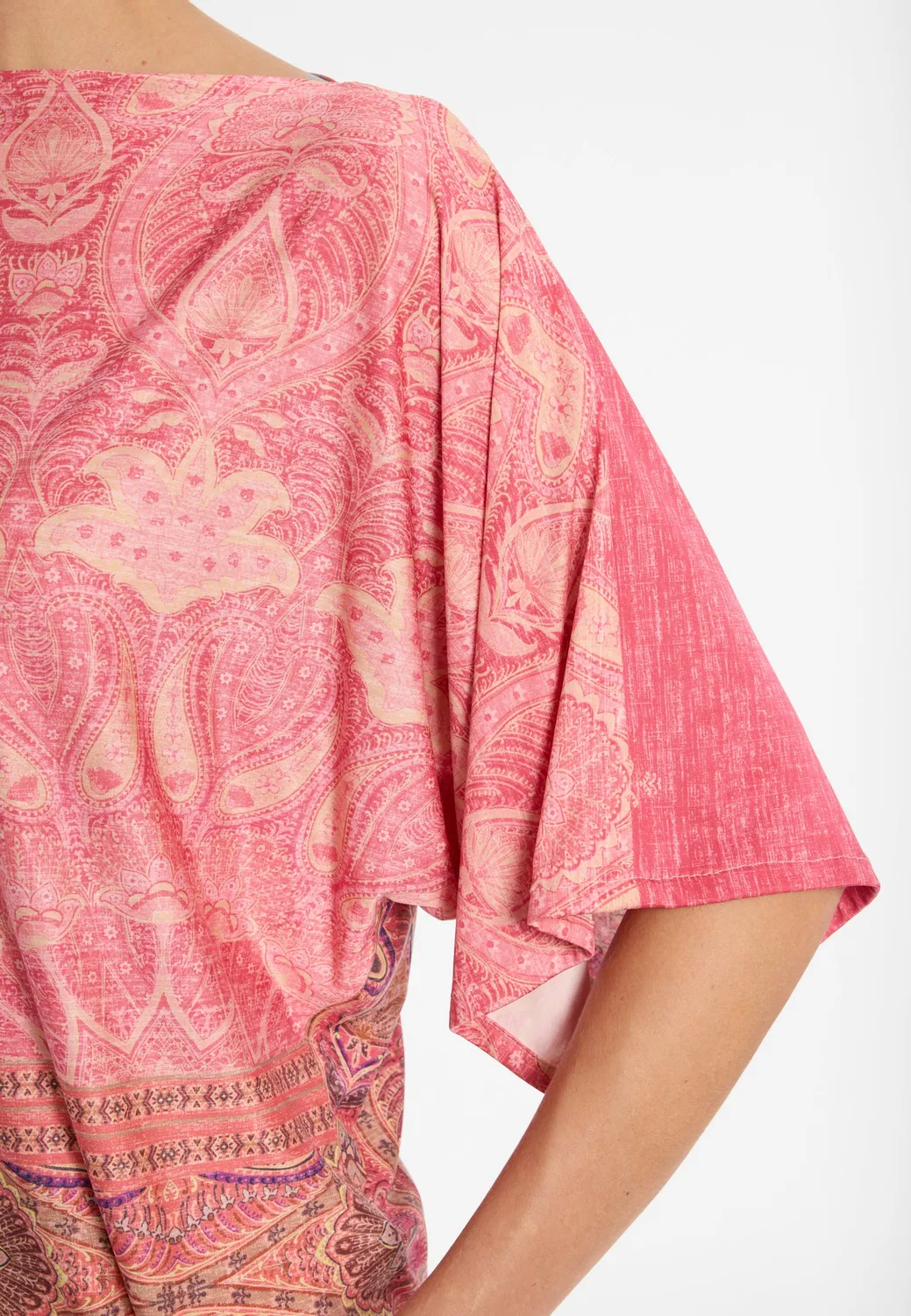 Ana Alcazar Dryna top fantasia paisley viola