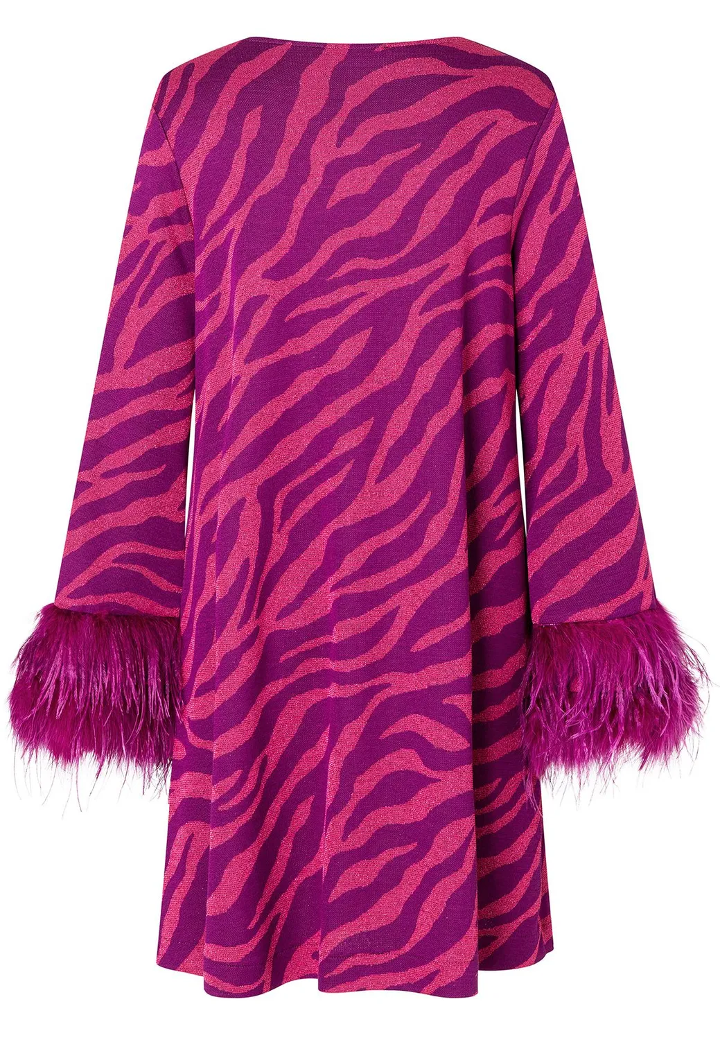 Ana Alcazar Otasa abito cocktail lurex rosa
