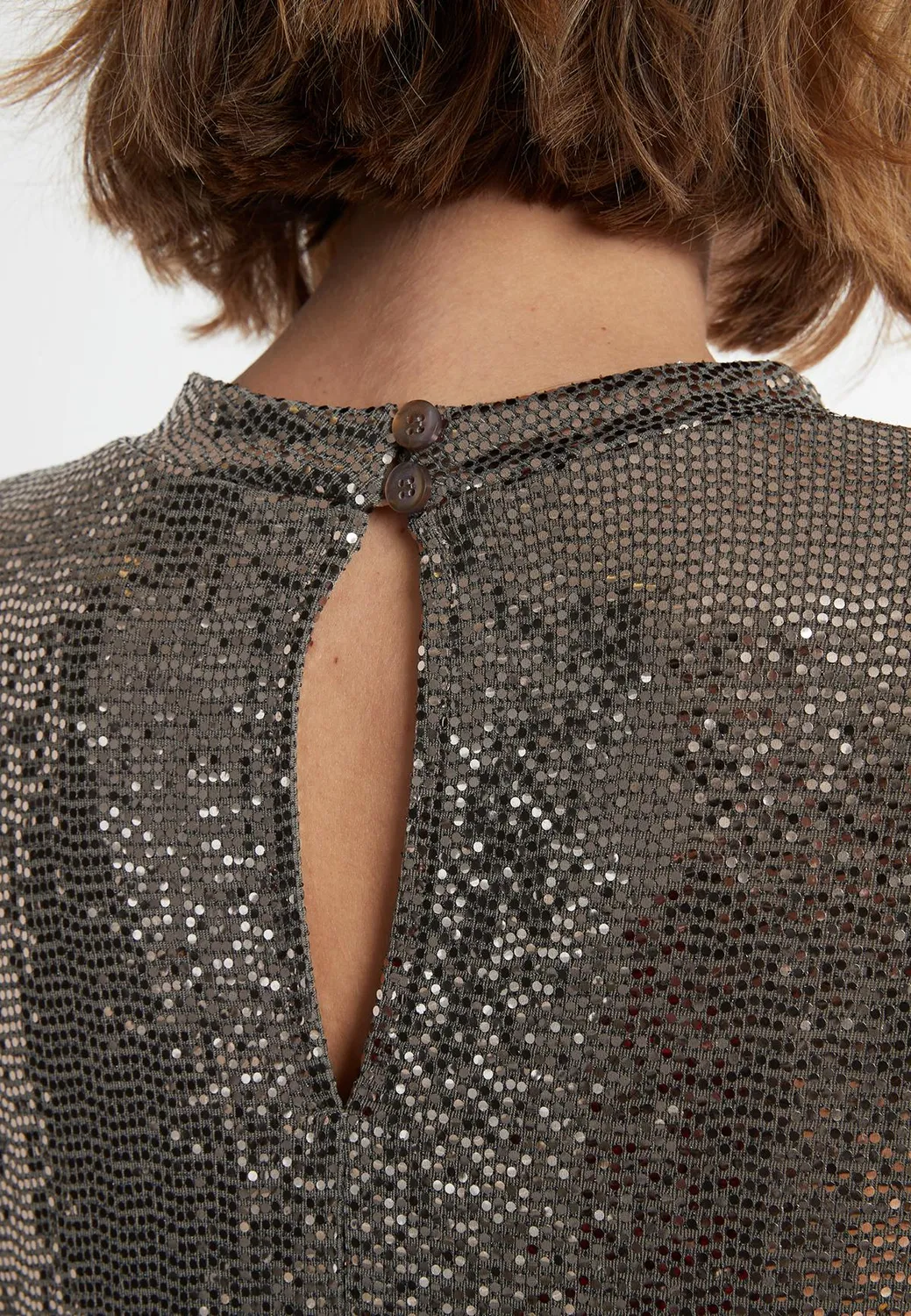 Ana Alcazar Sagaty Abito Maxi Paillettes