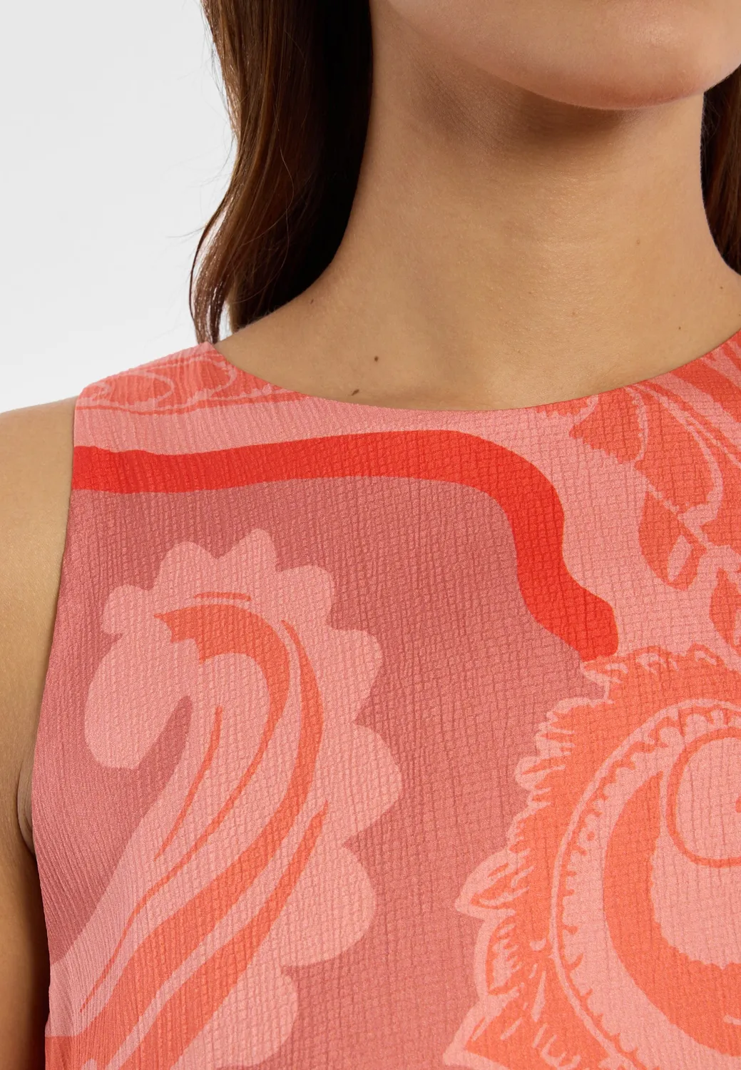 Ana Alcazar Deila vestito maxi raso arancione
