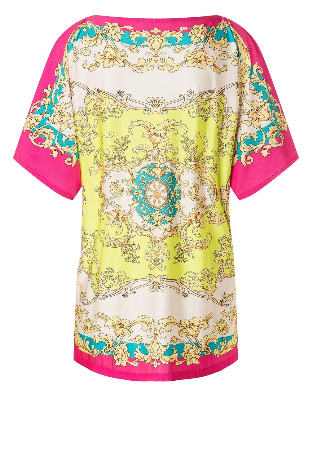Ana Alcazar Konara top jersey stampa foulard