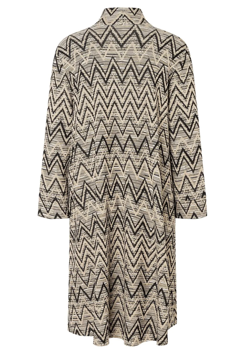 Ana Alcazar Ashea abito svasato maglia beige nero