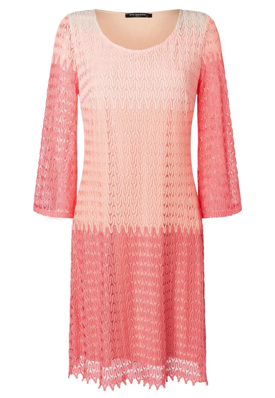 Ana Alcazar Rita abito maglia corto sfumato rosa