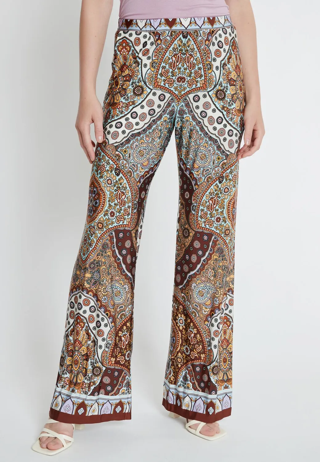 Ana Alcazar Kihea pantaloni fantasia etnica