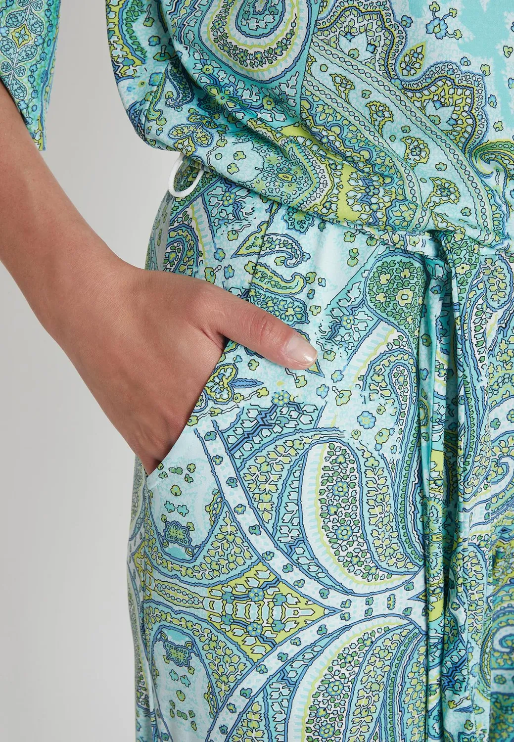 Ana Alcazar Pidona tuta jersey fantasia paisley