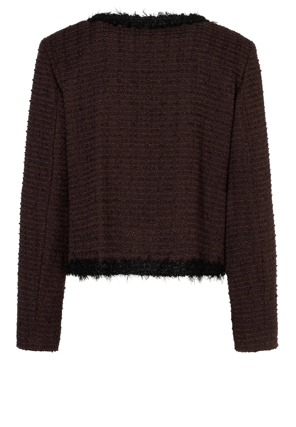 Ana Alcazar Enanoris giacca boucle marrone corta
