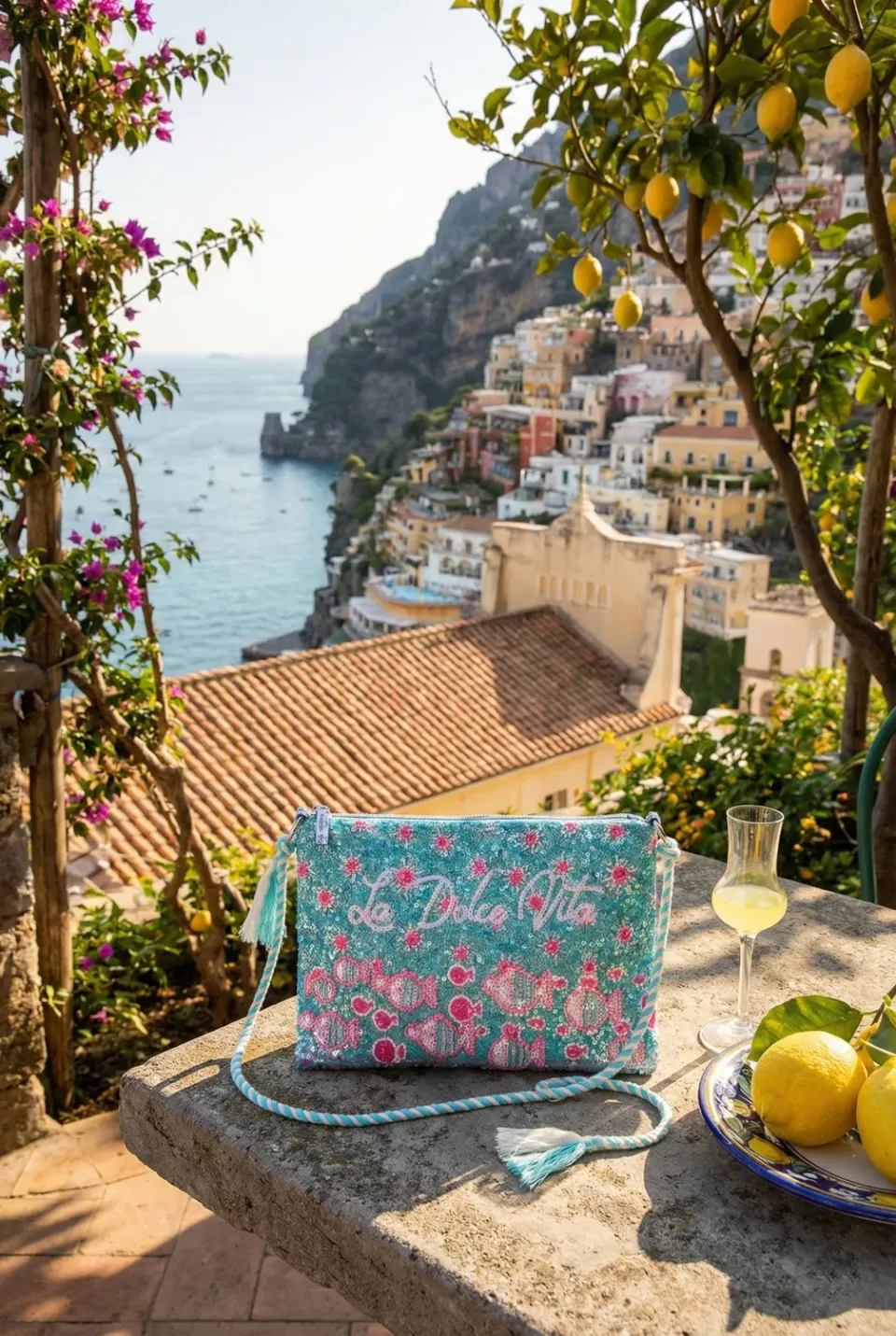 Antica Sartoria Everywhere FC712 pochette turchese marino