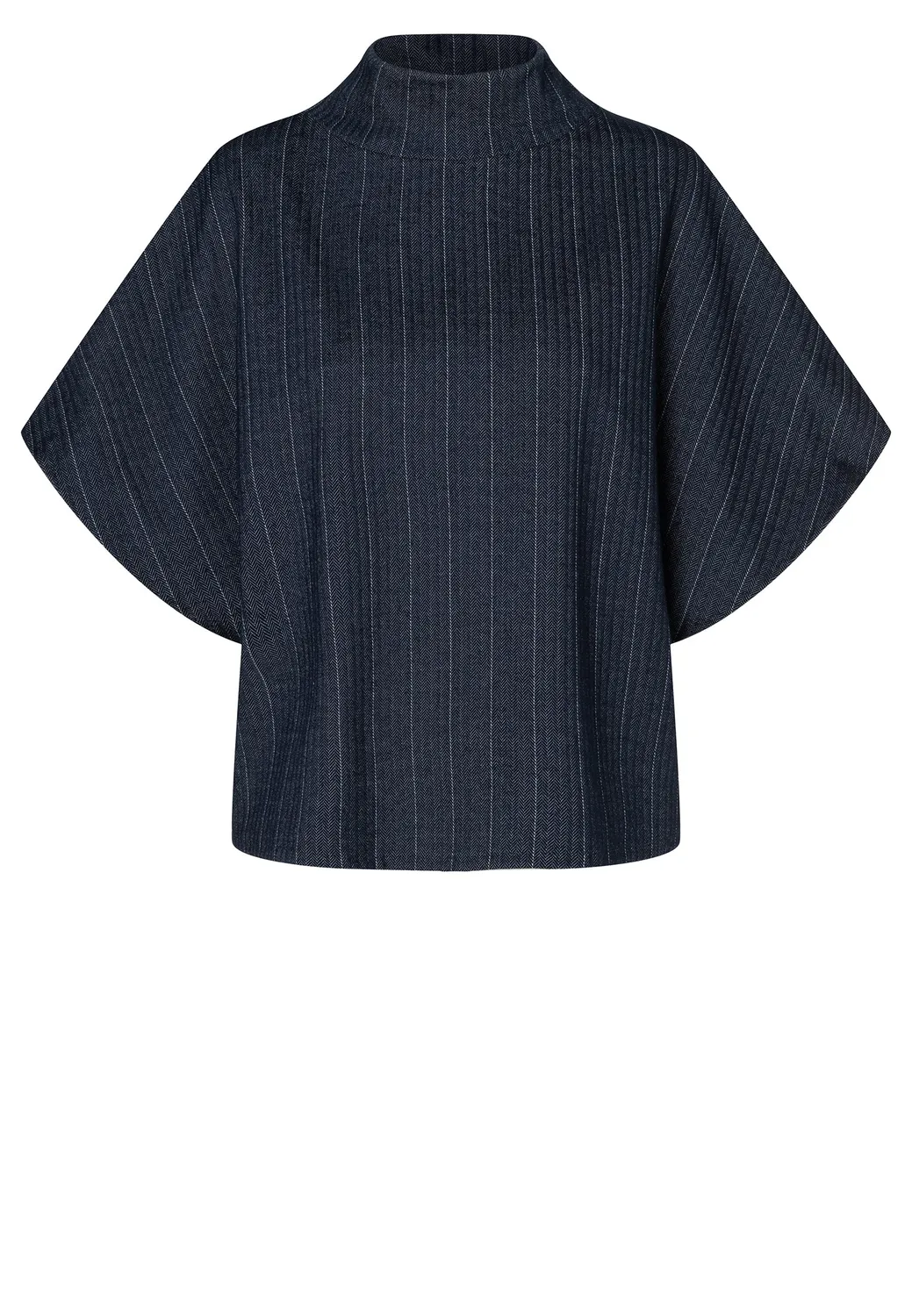 Ana Alcazar Enliya top kimono gessato blu