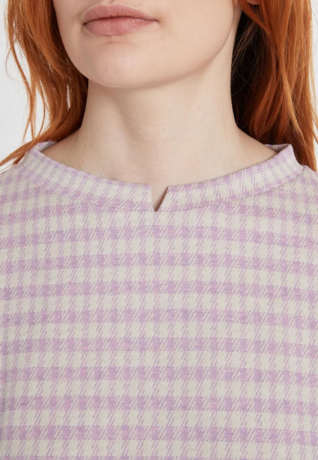 Ana Alcazar Sobany abito mini sixties pied-de-poule