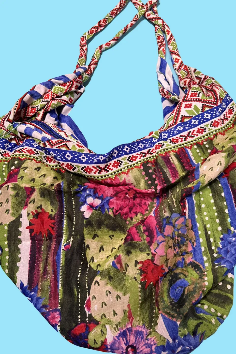 Antica Sartoria DV1876 borsa a spalla viola cotone