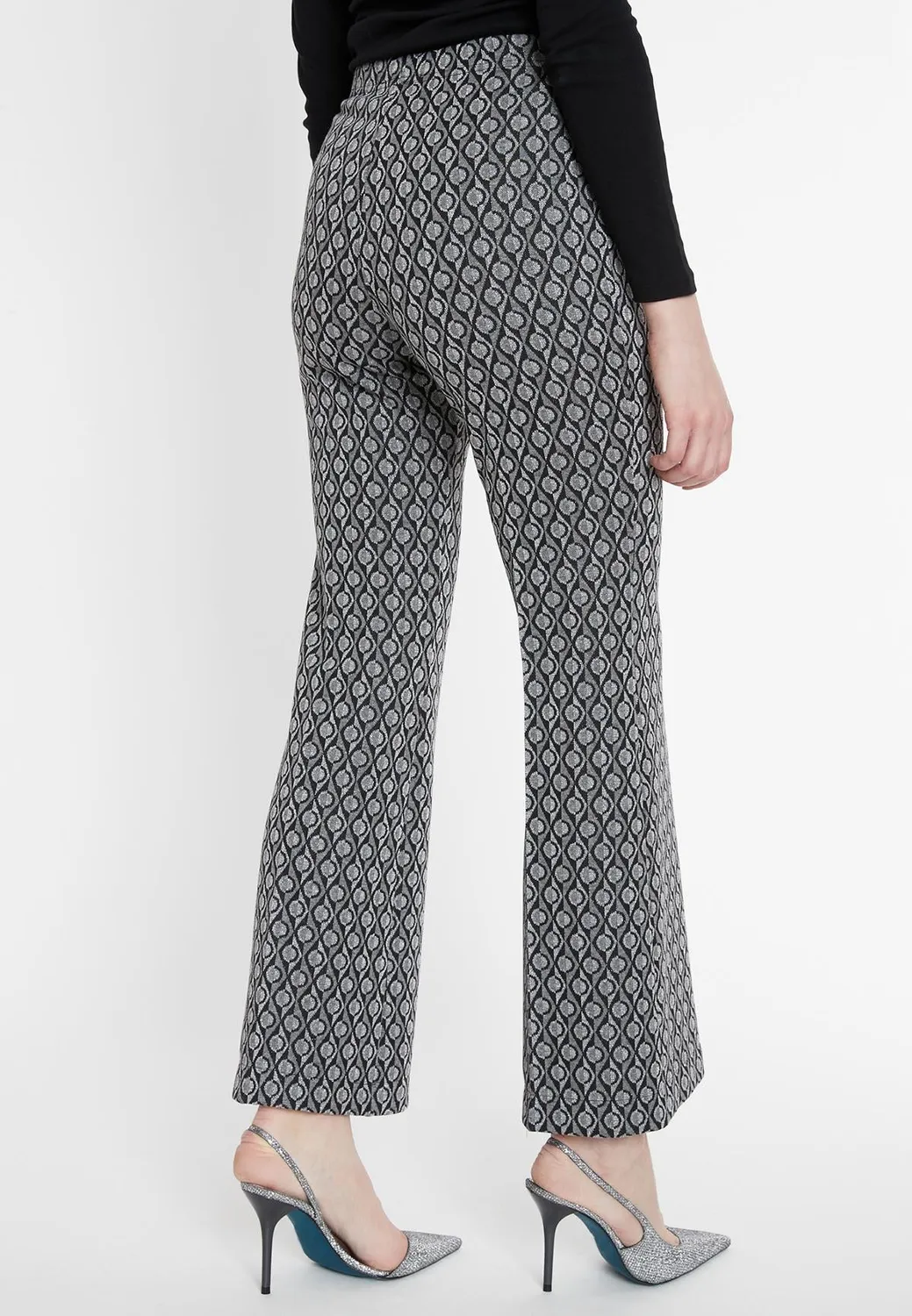 Ana Alcazar Sofie pantaloni skinny fantasia grigia