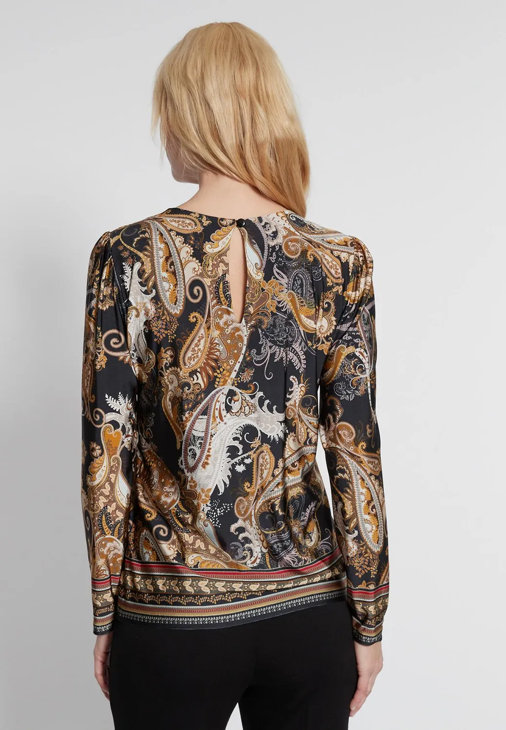 Ana Alcazar Hibika camicia fantasia paisley