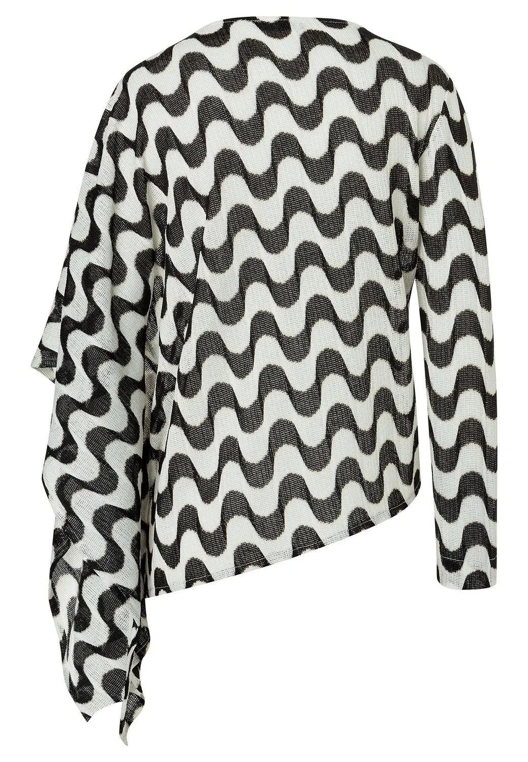 Ana Alcazar Zoria top maglia fantasia onde