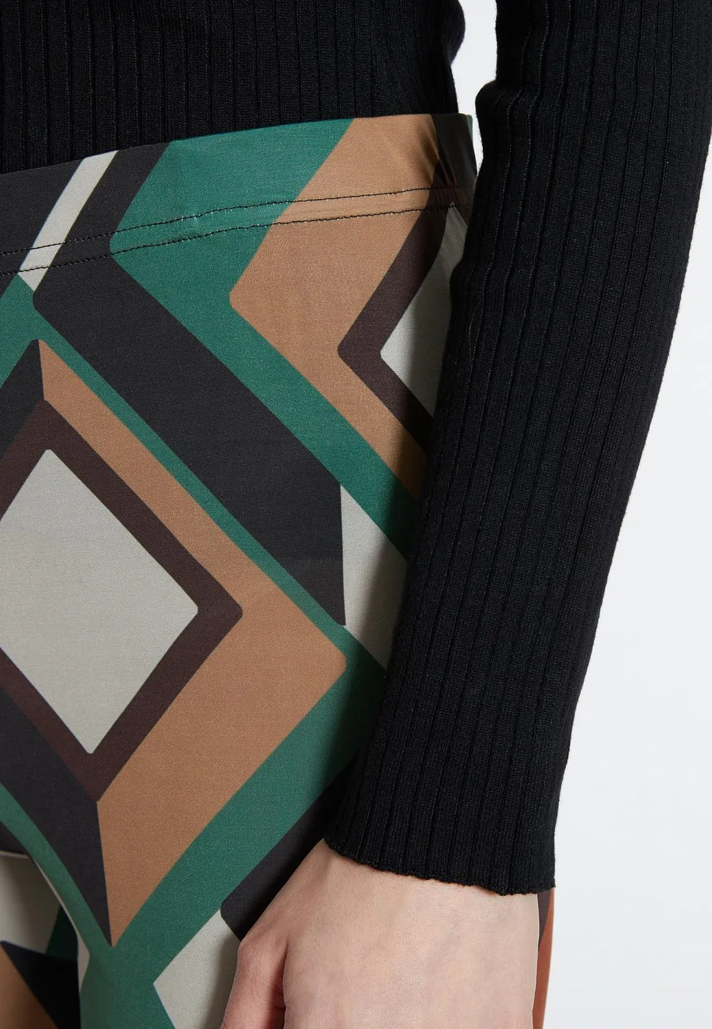 Ana Alcazar Hiplana leggings fantasia elasticizzati