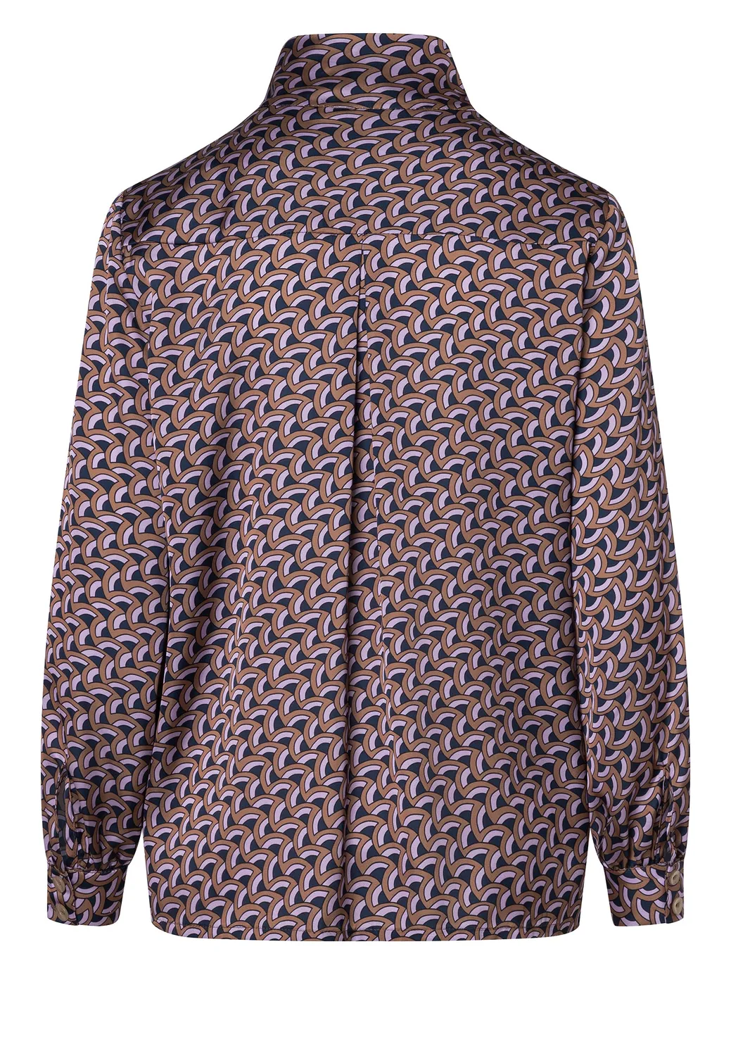Ana Alcazar Eliva blusa raso fiocco fantasia retro