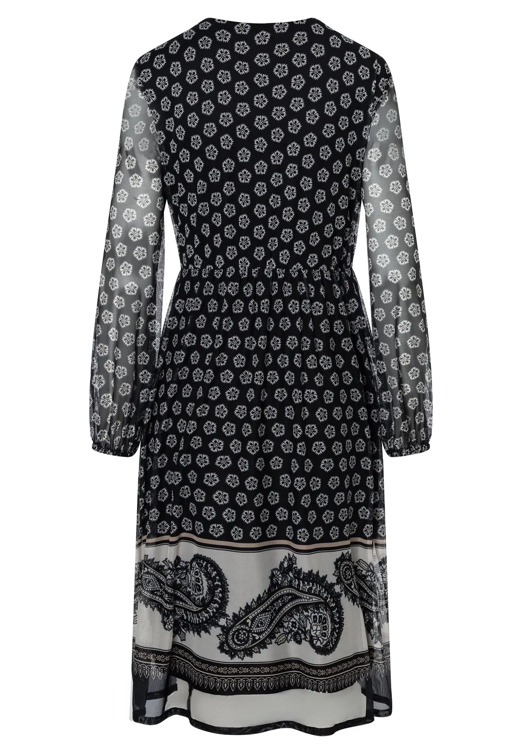 Ana Alcazar Evelo vestito avvolgente nero boho