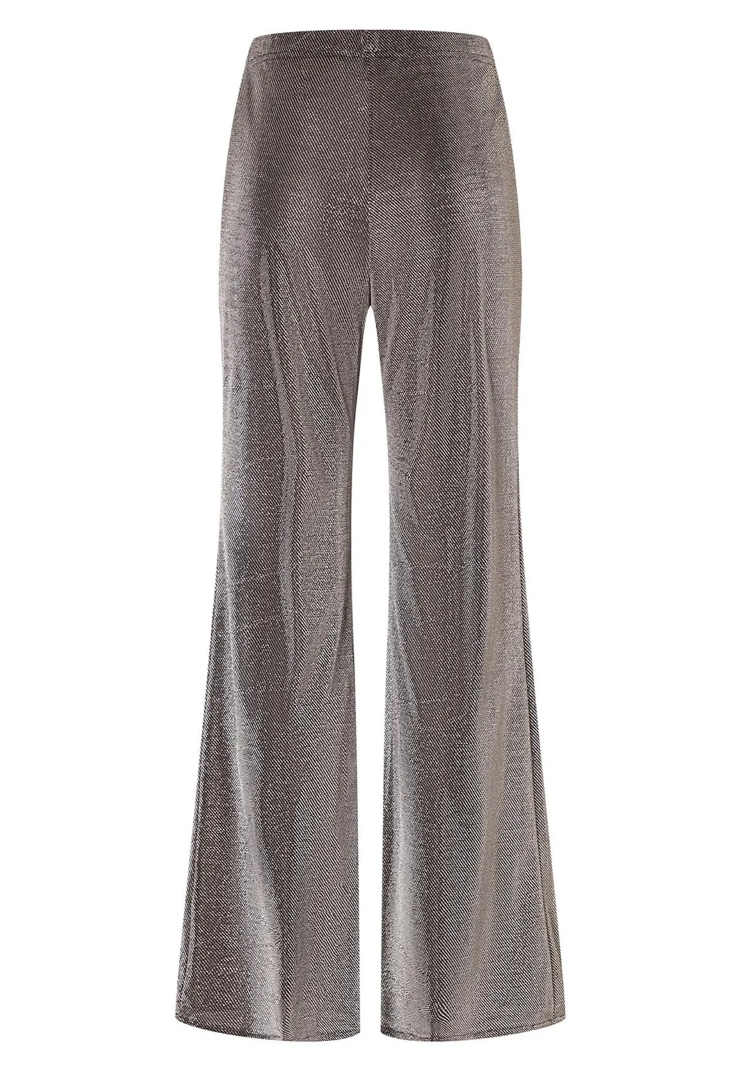 Ana Alcazar Ikona pantaloni lurex argento