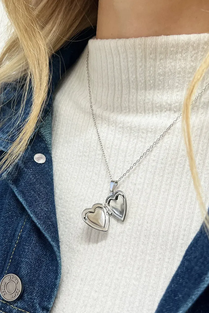 SVNX JE317521 collana cuore argento