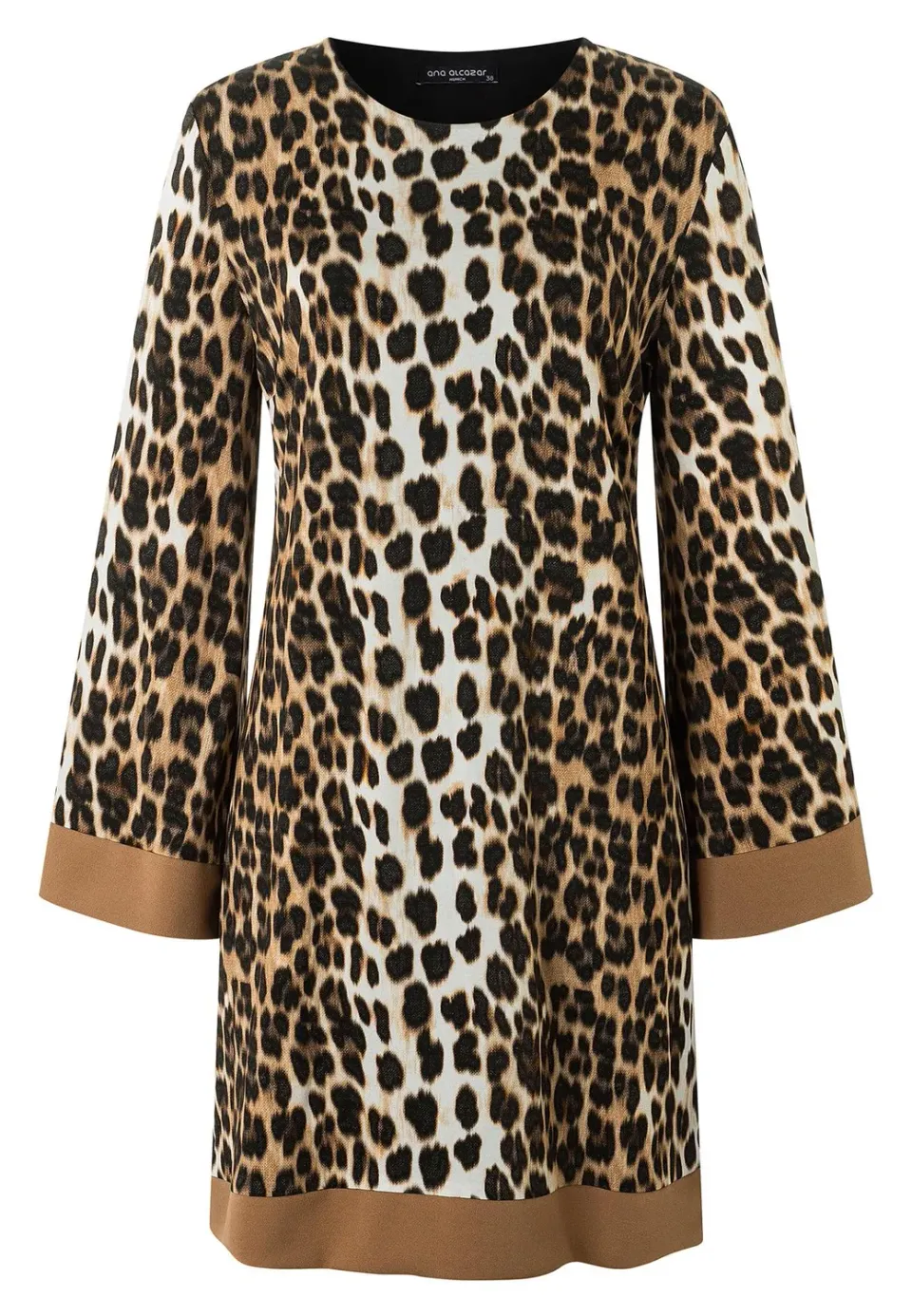 Ana Alcazar Modana abito tunica animalier corto
