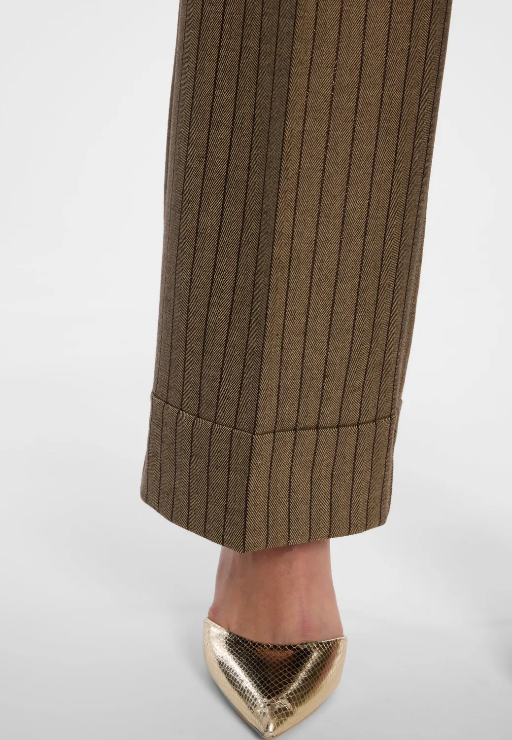 Ana Alcazar Endessa pantaloni marlene gessato